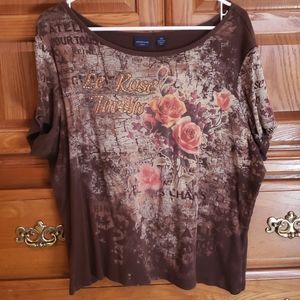 Brown Graphic Tee